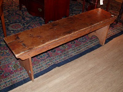 Lot 217 - American Pine Bench Length 60 inches.
