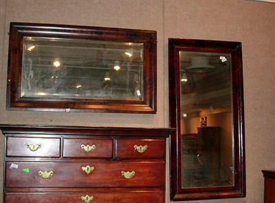 Lot 72 - Two Classical Mahogany Mirrors Each of...