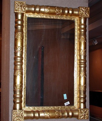 Lot 80 - Classical Gilt-Wood Mirror Height 33 1/2...