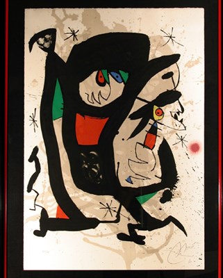 Lot 246 - Joan Miró YOUNG ARTISTS (M. 925) Color...