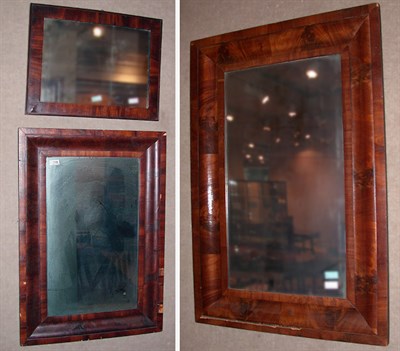 Lot 93 - Three Classical Mahogany Mirrors Each of...