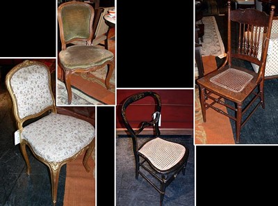 Lot 585 - Miscellaneous Group of Four Side Chairs