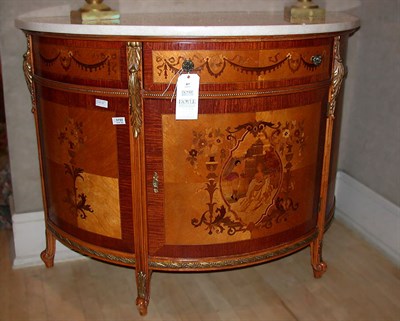 Lot 107 - Louis XV Style Marquetry Inlaid Satinwood and...