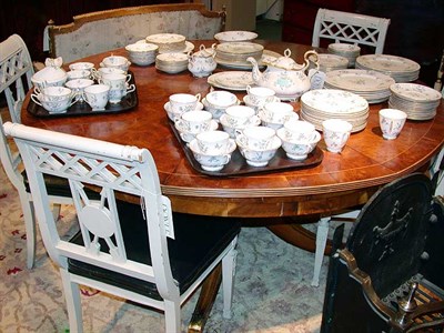 Lot 342 - Georgian Style Yewwood Circular Extension Table