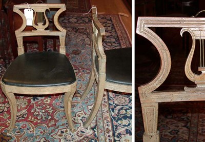 Lot 309 - Group of Three Neoclassical Style Fruitwood...