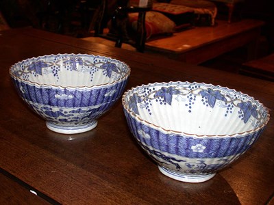 Lot 239 - Pair of Japanese Blue and White Porcelain...