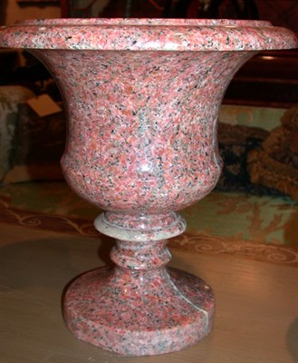 Lot 517 - Pink Granite Urn