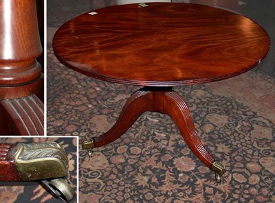 Lot 337 - Regency Mahogany Tilt-Top Breakfast Table The...