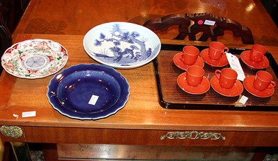 Lot 203 - Group of Three Japanese Porcelain Plates...