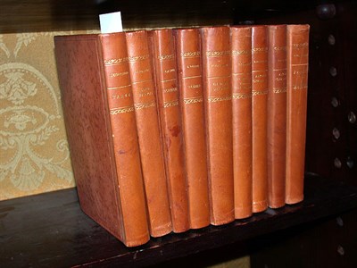Lot 489 - [BINDINGS] Group of 9 vols. of Swedish...