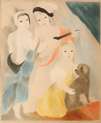 Lot 299 - Marie Laurencin [THE CONCERT] Hand-colored...