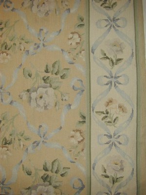 Lot 623 - Needlework Rug Modern Approximately 6 feet x 8...