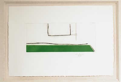 Lot 251 - Robert Motherwell THE GREEN STUDIO (BELKNAP...