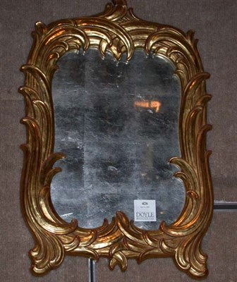 Lot 426 - Louis XV Style Gilt Decorated Mirror