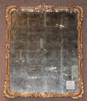 Lot 435 - Louis XV Style Gilt Decorated Mirror