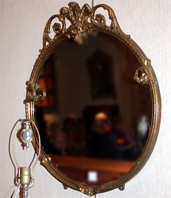 Lot 169 - Louis XVI Style Gilt-Decorated Mirror