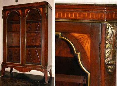 Lot 175 - Louis XV Style Mahogany Cabinet