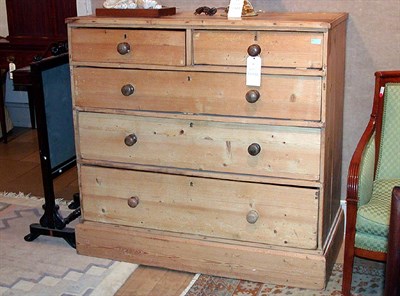 Lot 180 - Georgian Style Pine Chest of Drawers