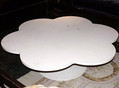 Lot 105 - White Laminate Low Table