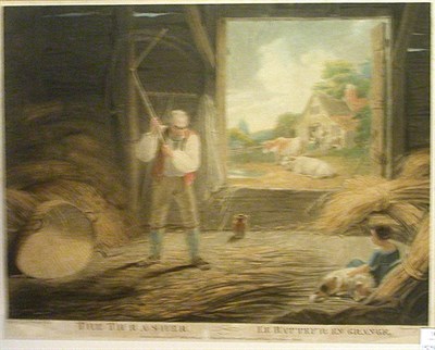 Lot 102 - Richard Westall THE THRASHER Hand-colored...