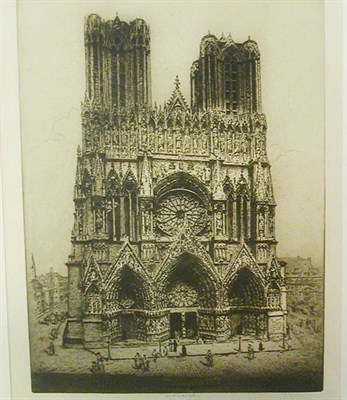 Lot 88 - V. Randolph [VIEW OF THE WEST END OF RHEIMS...