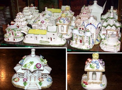 Lot 254 - Group of Ten English Porcelain Houses