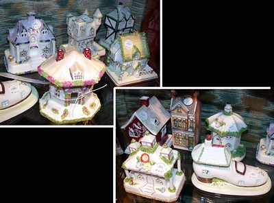 Lot 260 - Group of Ten English Porcelain Houses