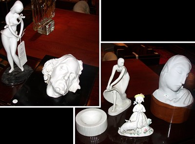 Lot 120 - Group of Five Rosenthal Porcelain Figures and...