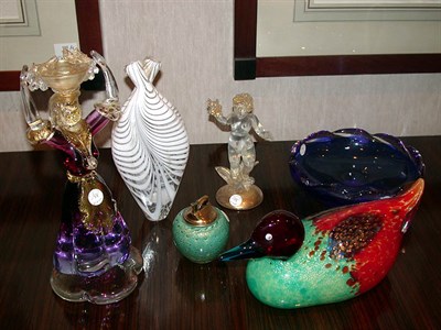 Lot 138 - Group of Ten Italian Glass Table Articles
