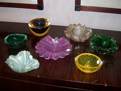 Lot 139 - Group of Eleven Italian Glass Low Bowls