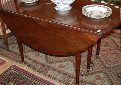 Lot 269 - Louis XVI Style Mahogany Drop-Leaf Table