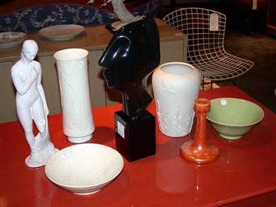 Lot 142 - Miscellaneous Group of Seven Glass, Pottery...
