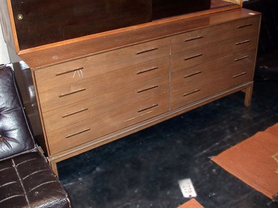 Lot 144 - Blond Wood Double Chest of Drawers
