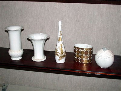 Lot 145 - Group of Five Rosenthal Porcelain Vases