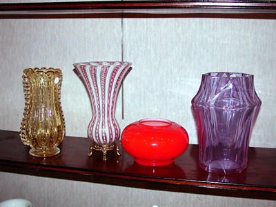 Lot 146 - Group of Four Italian Glass Vases