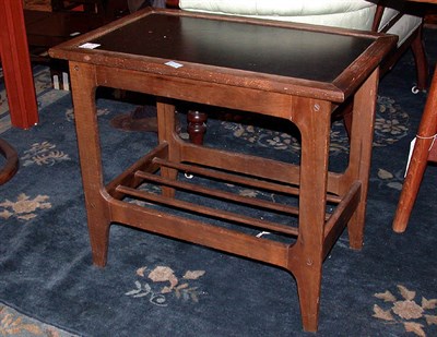Lot 150 - Two Blond Wood Bedside Tables and a Teak Low...