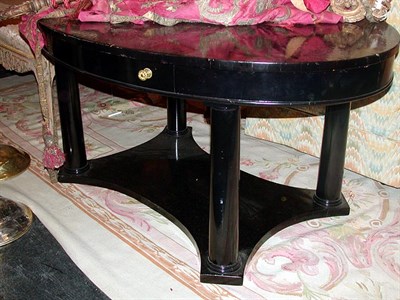 Lot 149A - Art Deco Black Painted Center Table