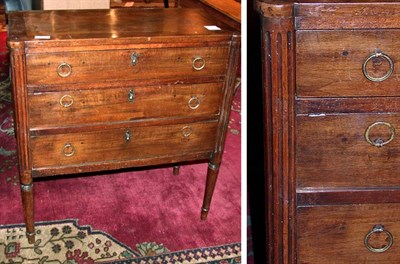 Lot 300 - Louis XVI Style Walnut Commode