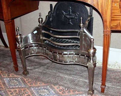 Lot 401 - Georgian Style Steel Fire Grate