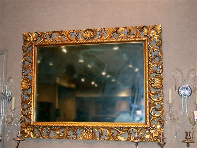 Lot 403 - Louis XV Style Gilt Decorated Mirror
