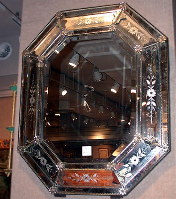 Lot 406 - Venetian Style Mirror Framed Mirror
