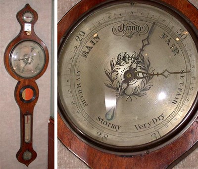 Lot 433 - Georgian Style Mahogany Barometer