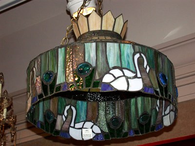 Lot 454 - Leaded Glass Shade