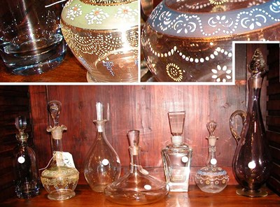 Lot 532 - Group of Seven Glass Decanters