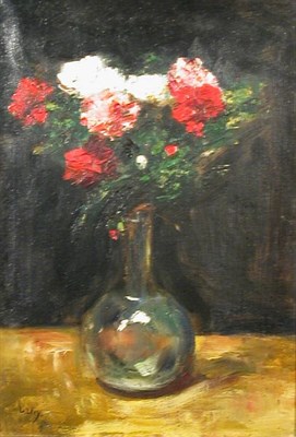 Lot 120 - Lesser Ury German, 1861-1931 FLORAL STILL LIFE...
