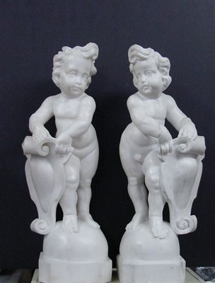 Lot 98 - Harriet Goodhue Hosmer 1830-1908 PUTTI: PAIR...