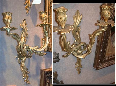 Lot 178 - Set of Six Louis XV Style Gilt-Bronze...
