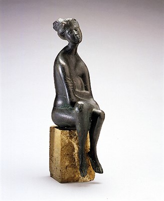 Lot 34 - Emilio Greco Italian, 1913-1995 DONNA SEDUTA...