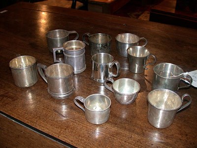Lot 354 - Miscellaneous Group of Silver Child's Cups...