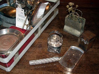 Lot 368 - Miscellaneous Group of Cartier Sterling Silver...